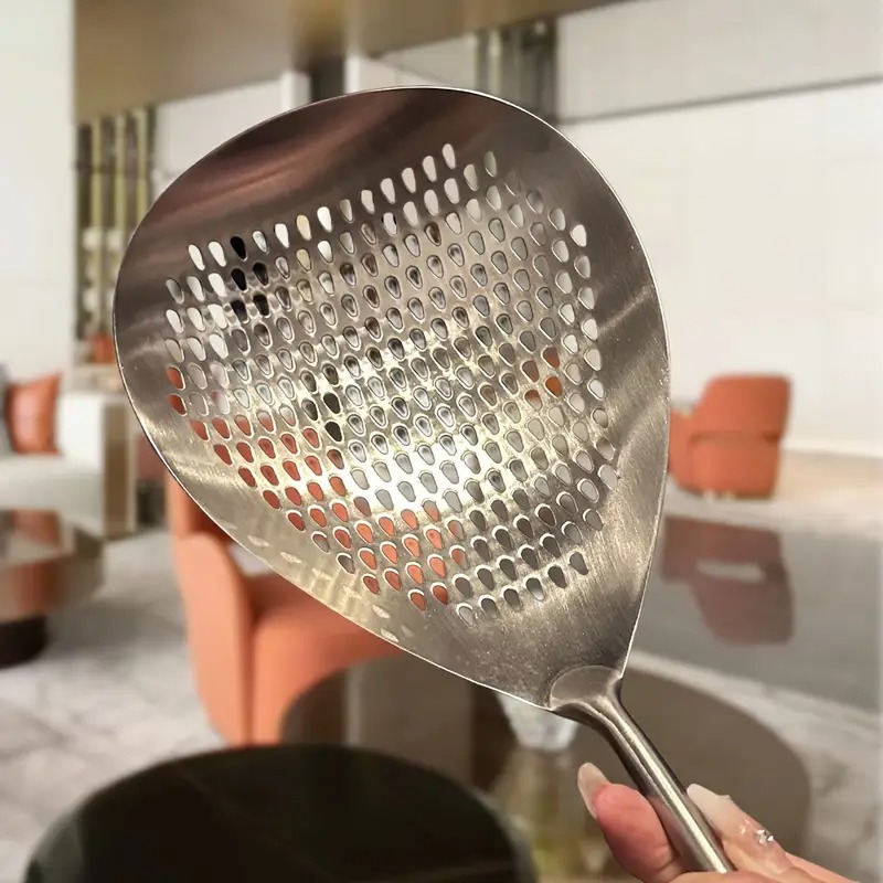 Meal Prep Noodles - 201 Stainless Steel Large Strainer Spoon