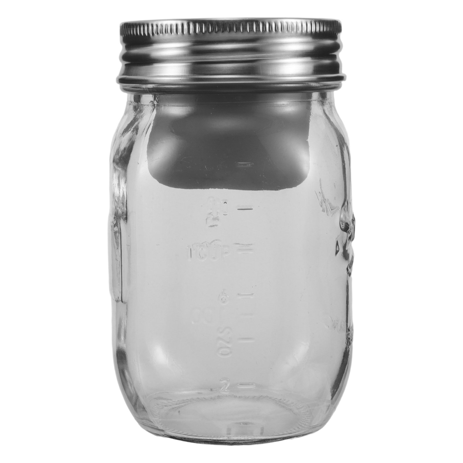 Meal Prep Jar Salad - Glass Salad Jars 16 Fl Oz