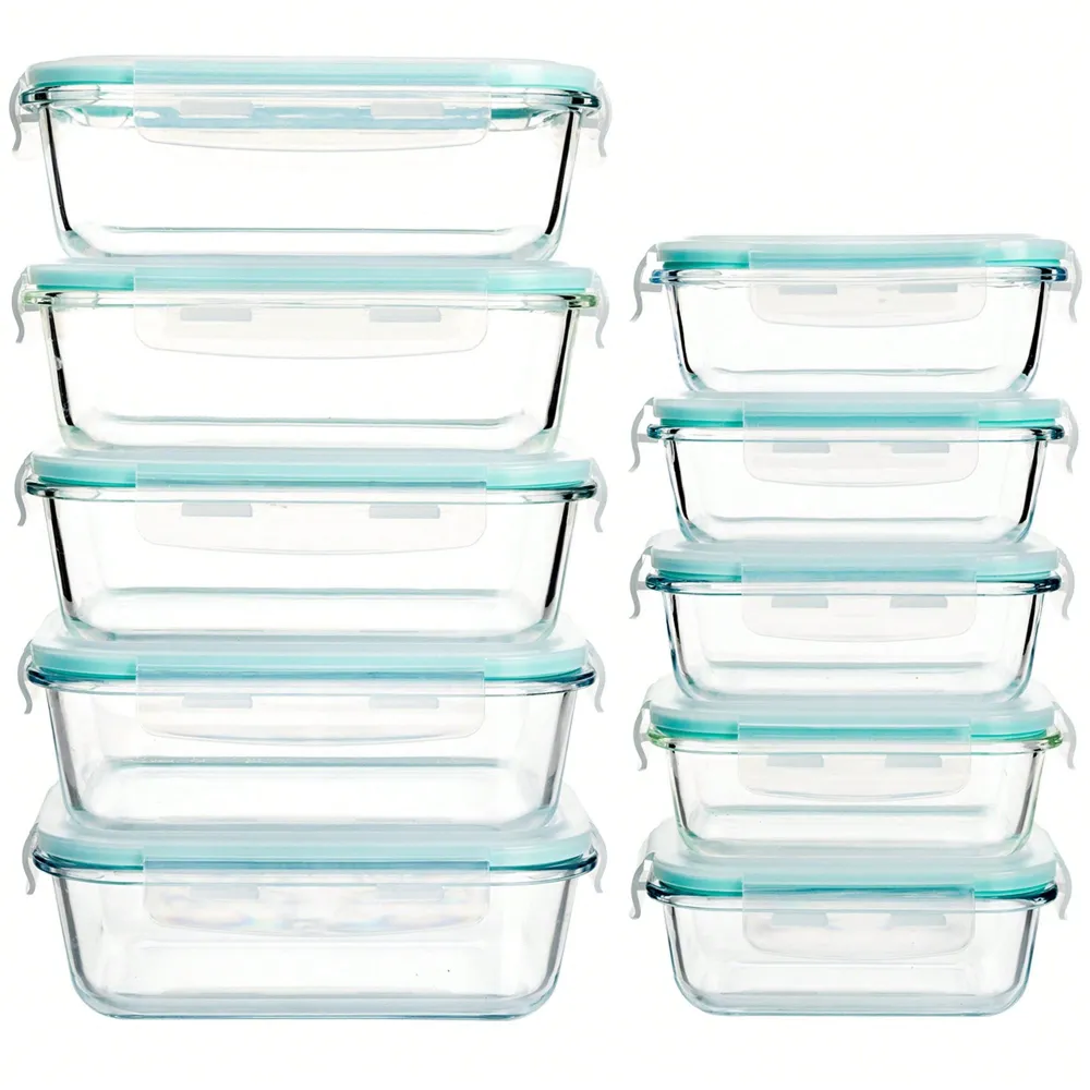 Meal Prep Containers - Pieces Glass Meal Prep Containers With