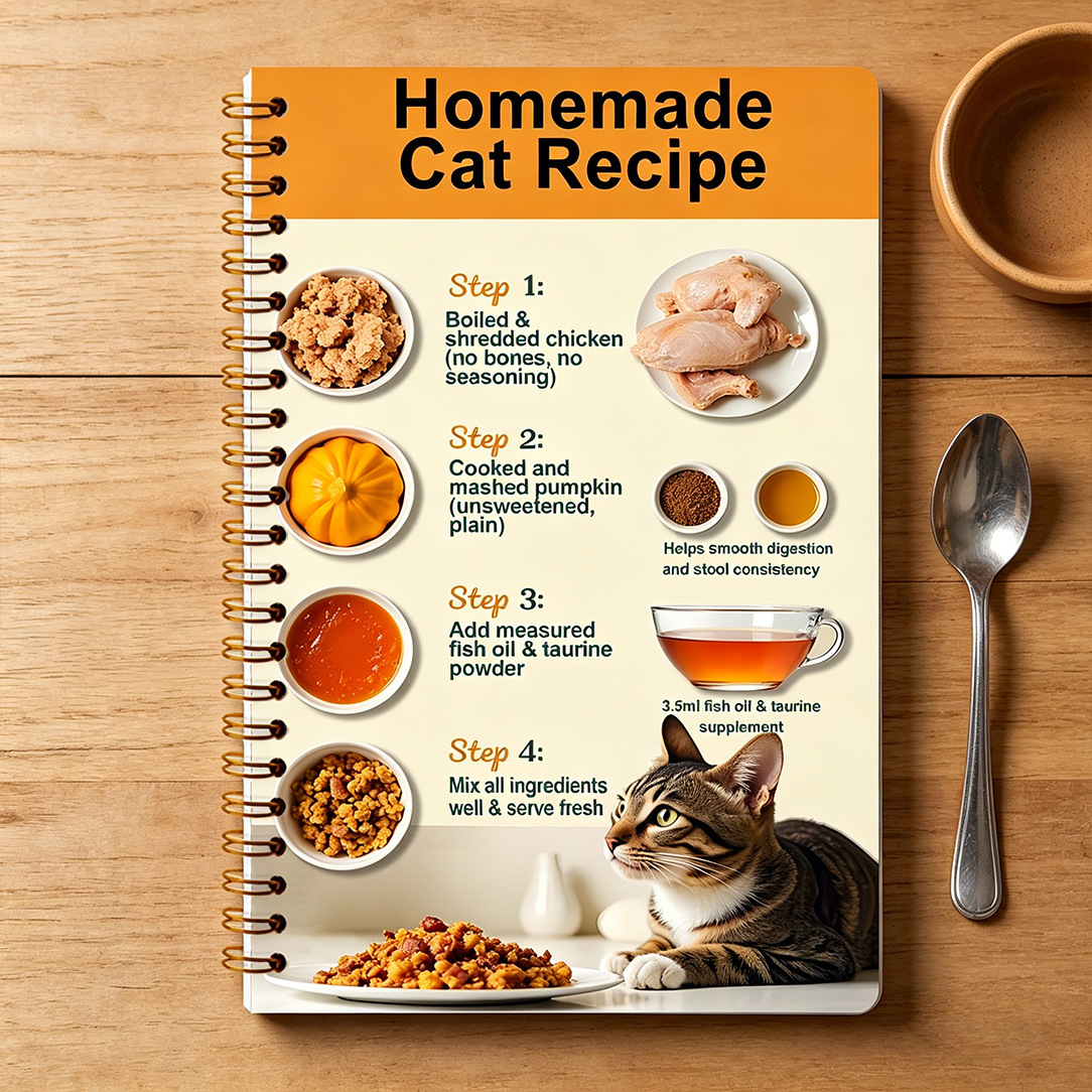 Meal Prep Healthy Recipes - Healthy Homemade Cat Food Recipe Book
