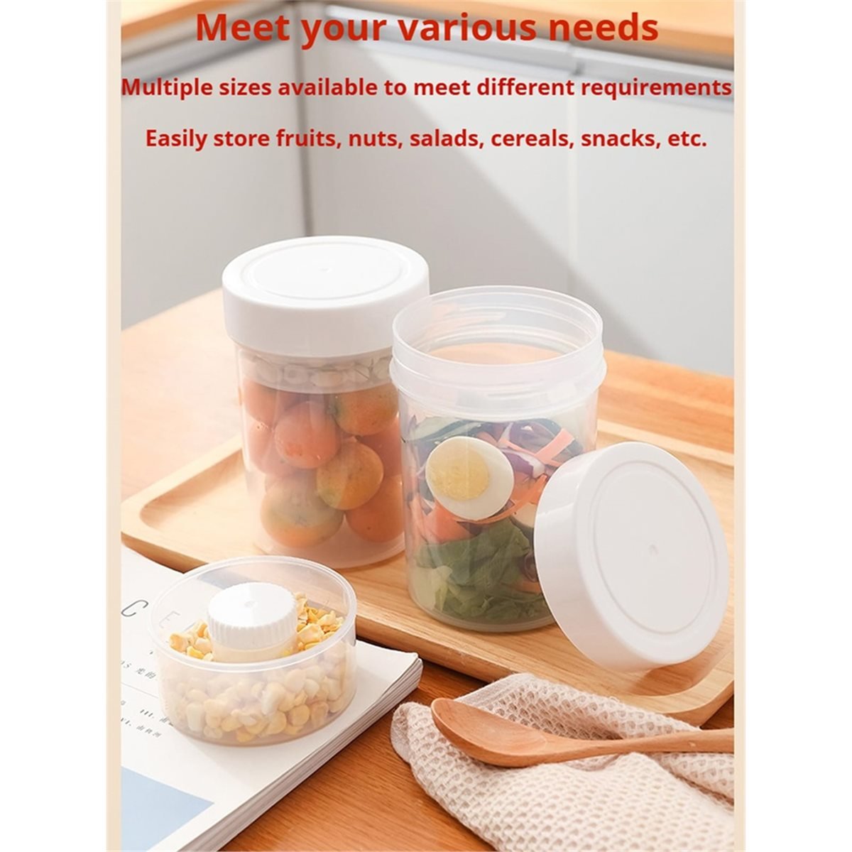 Leakproof Salad Jars - Wet/Dry - đánh giá và giá Meal Prep Jar Salad