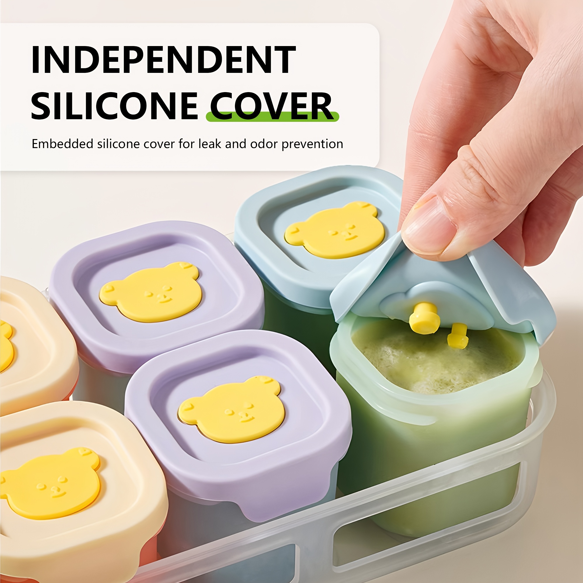 9pcs Silicone Food Storage Con - đánh giá và giá Meal Prep Healthy Recipes