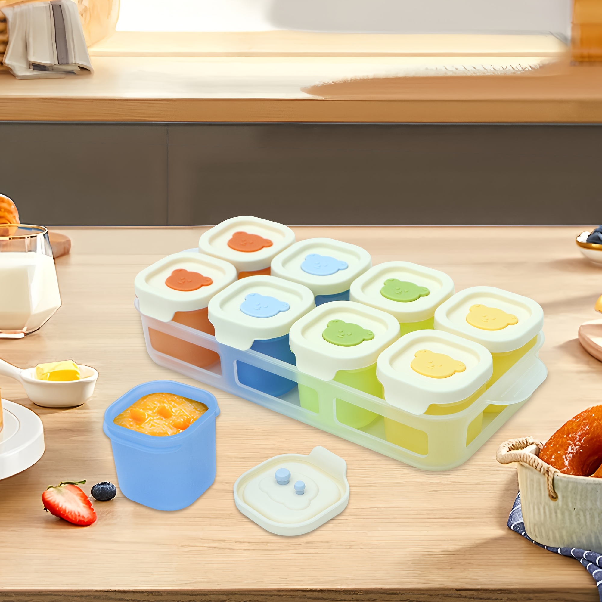 9pcs Silicone Food Storage Con - đánh giá và giá Meal Prep Healthy Recipes