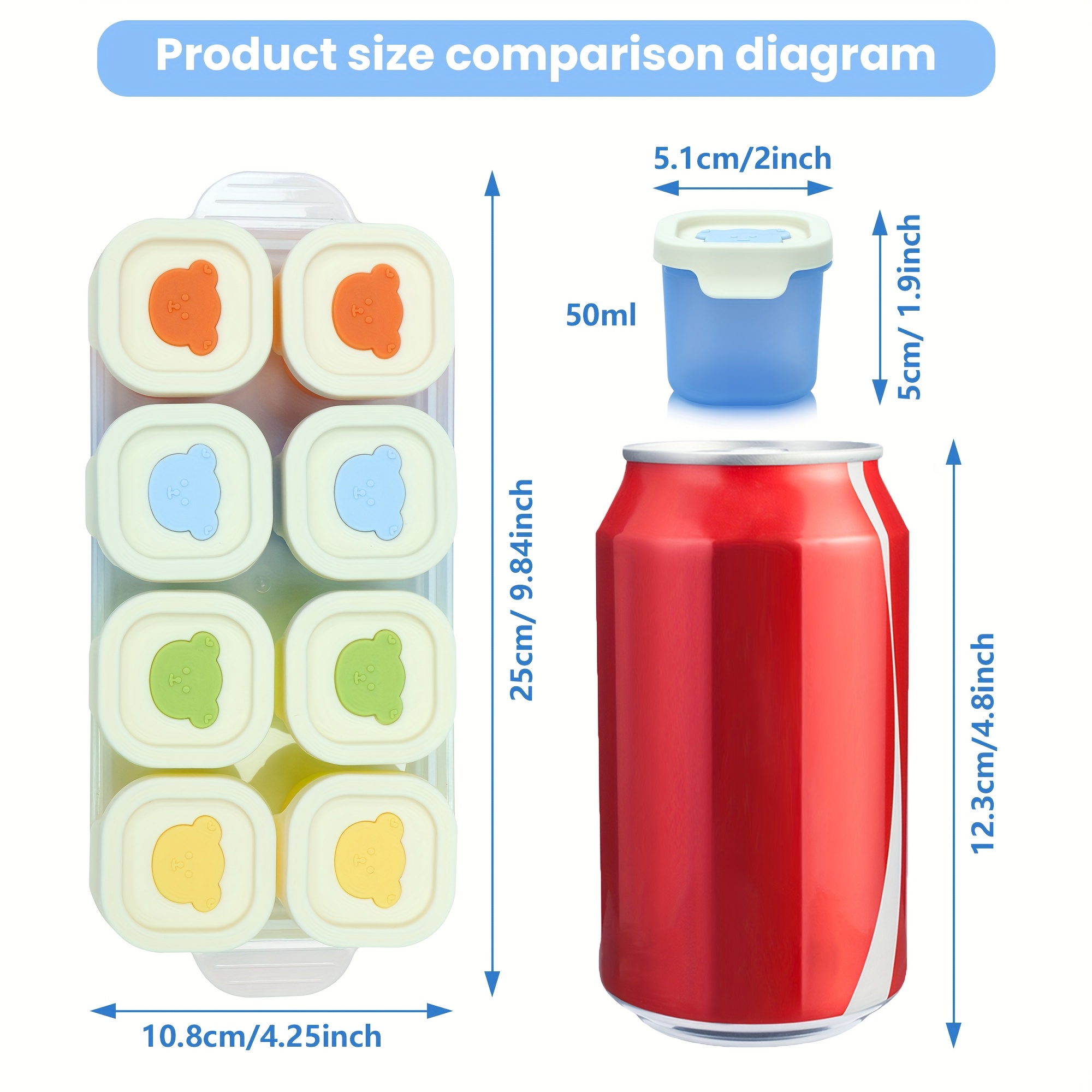 9pcs Silicone Food Storage Con - đánh giá và giá Meal Prep Healthy Recipes