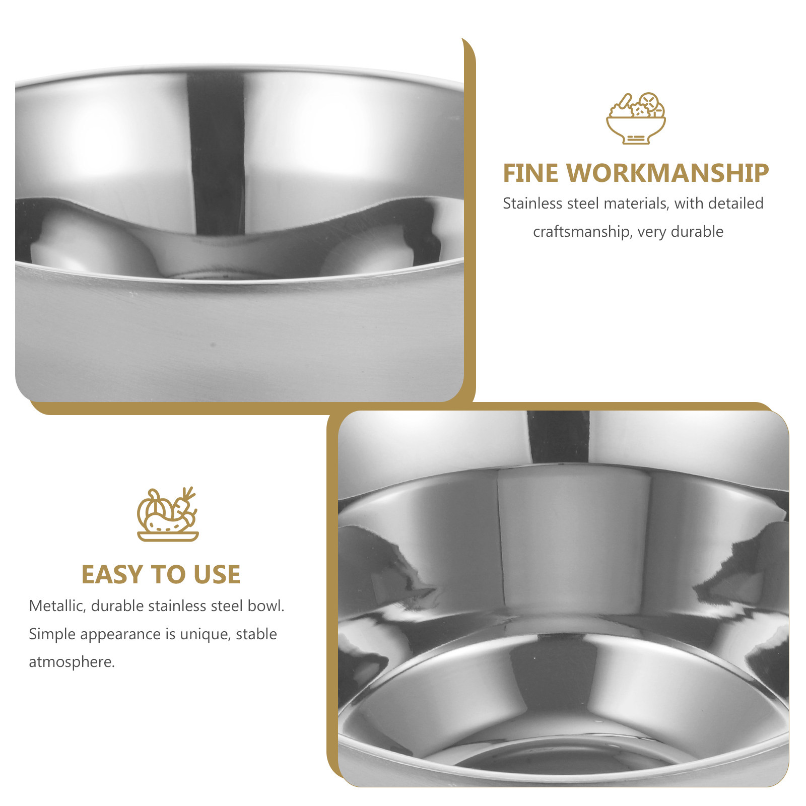 Stainless Steel Bowl Smooth Su - đánh giá và giá Meal Prep Noodles