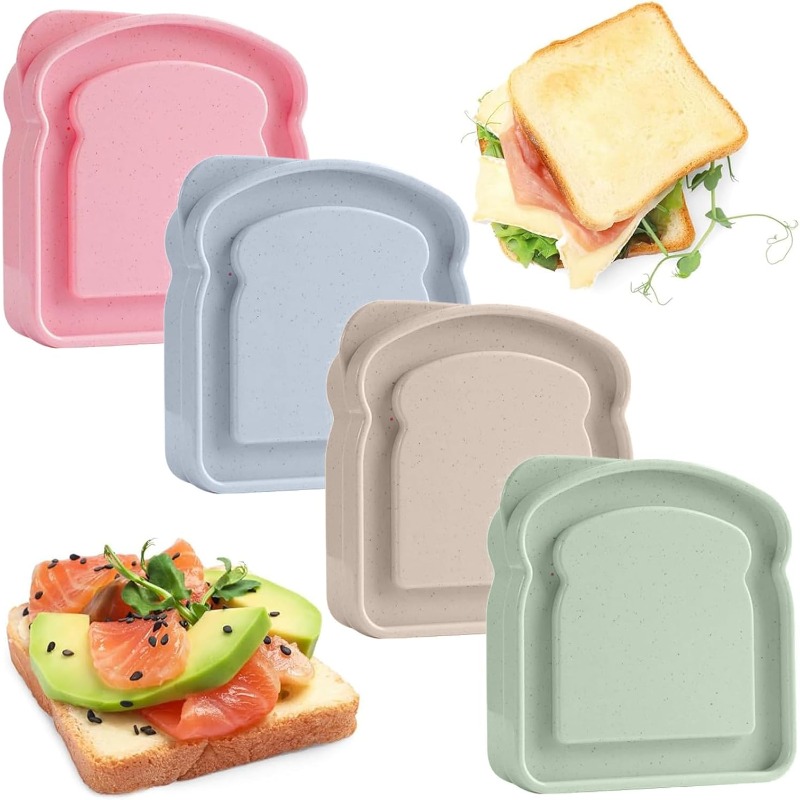 1/4pcs Sandwich Container Lunc - đánh giá và giá Meal Prep Lunch Boxes