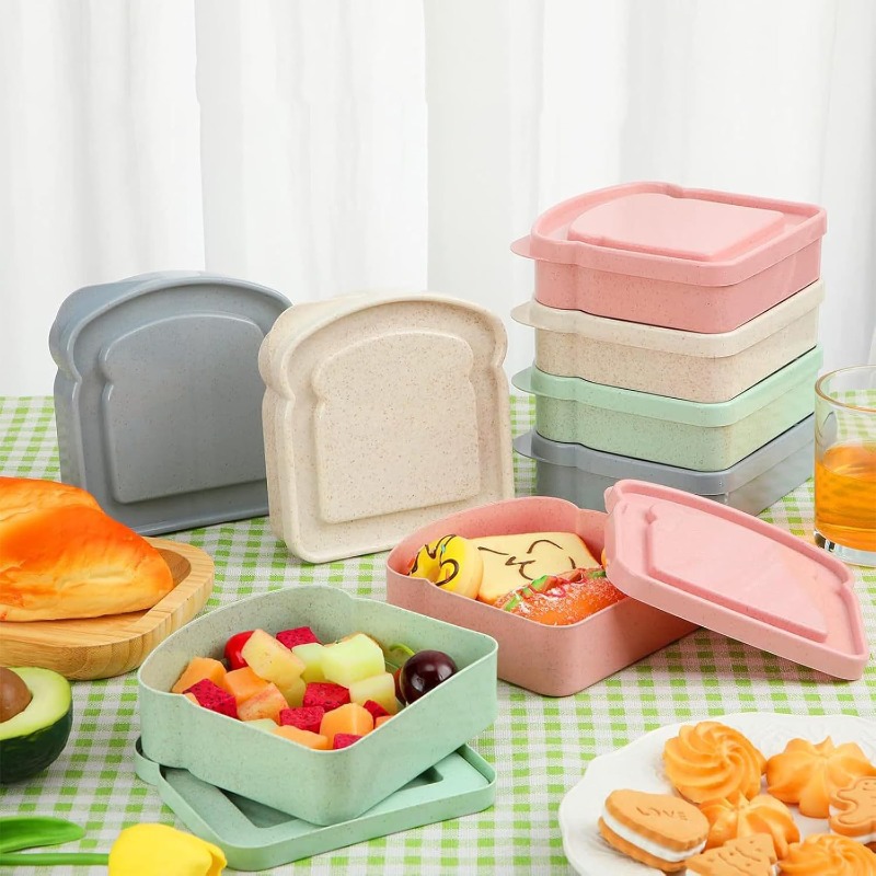 1/4pcs Sandwich Container Lunc - đánh giá và giá Meal Prep Lunch Boxes