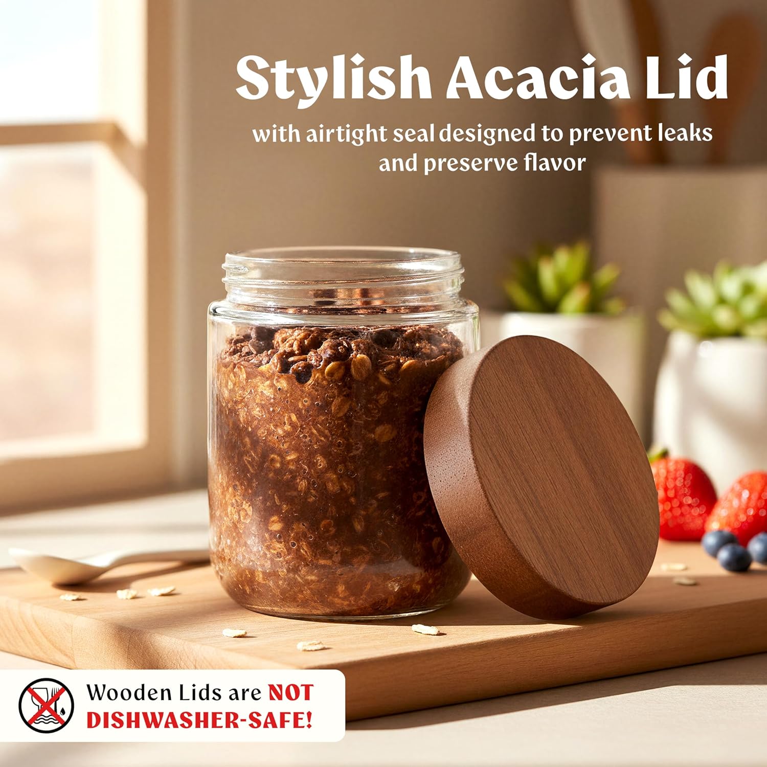 Overnight Oats Containers with - đánh giá và giá Meal Prep Containers