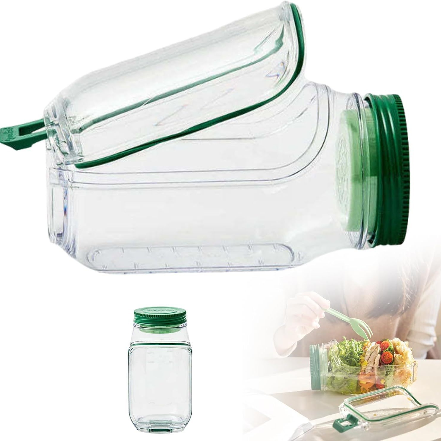 Salad Pod Salad Jars with Lids - đánh giá và giá Meal Prep Jar Salad
