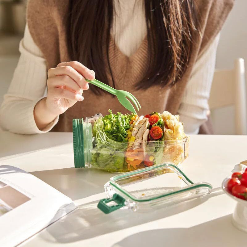 Salad Pod Salad Jars with Lids - đánh giá và giá Meal Prep Jar Salad