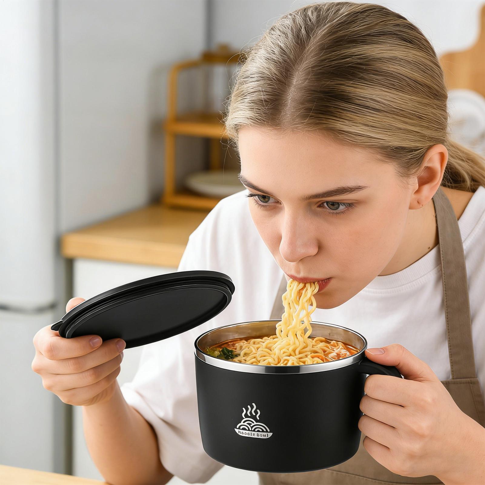 Noodle Soup Bowl Stainless Ste - đánh giá và giá Meal Prep Noodles