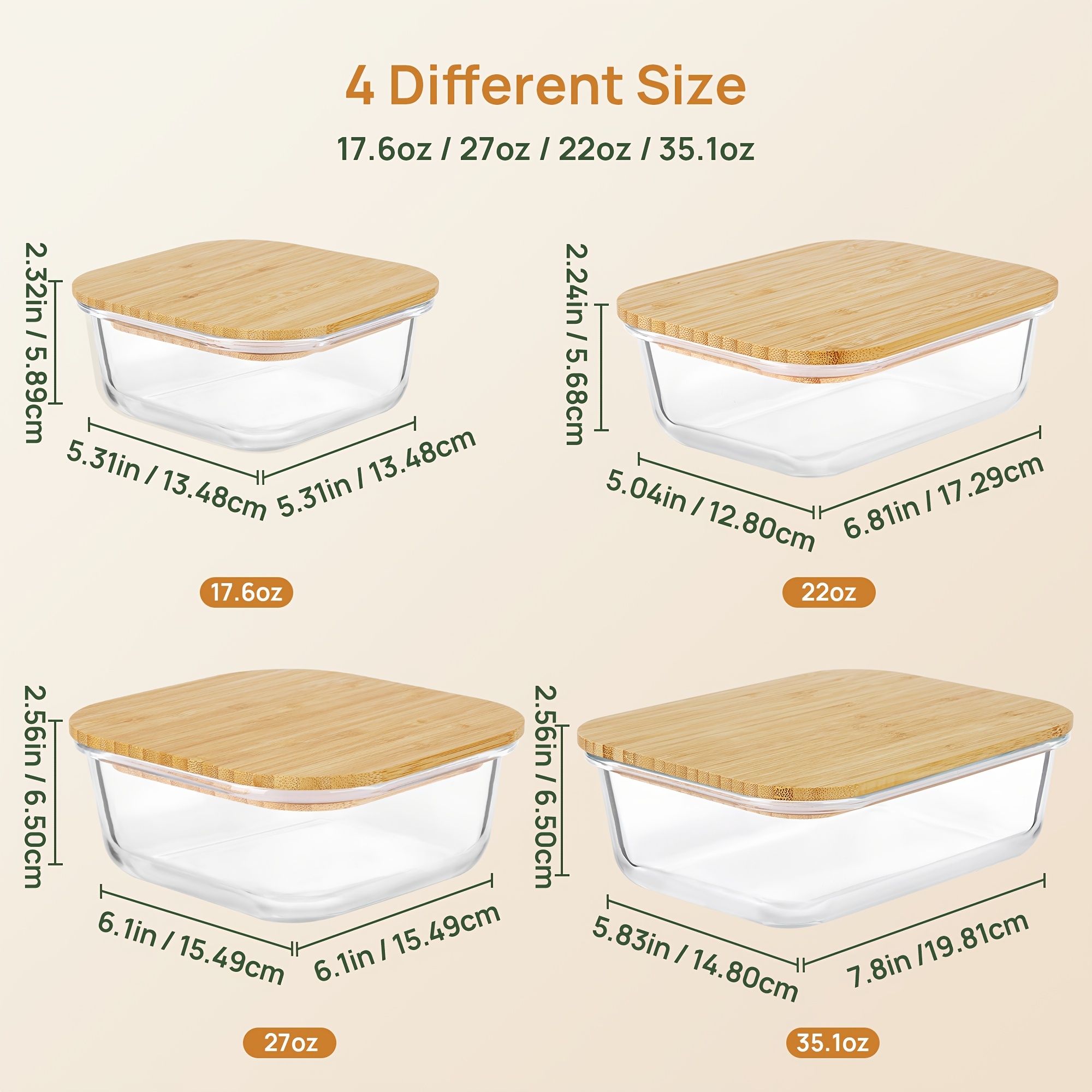 8pcs(4pcs Containers And 4pcs  - đánh giá và giá Meal Prep Lunch Boxes