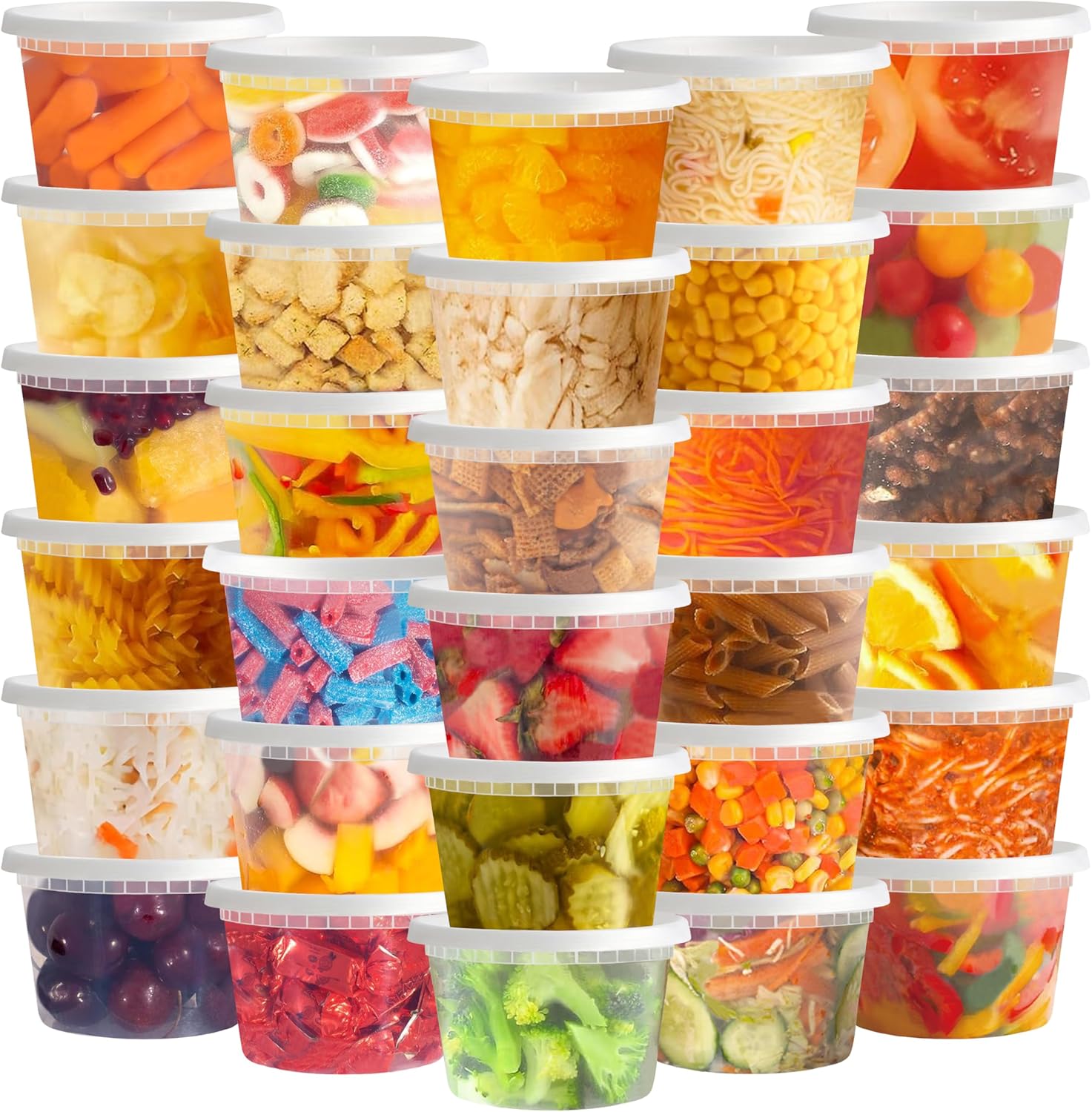 50 Sets 16 oz Plastic Deli Con - đánh giá và giá Meal Prep Containers