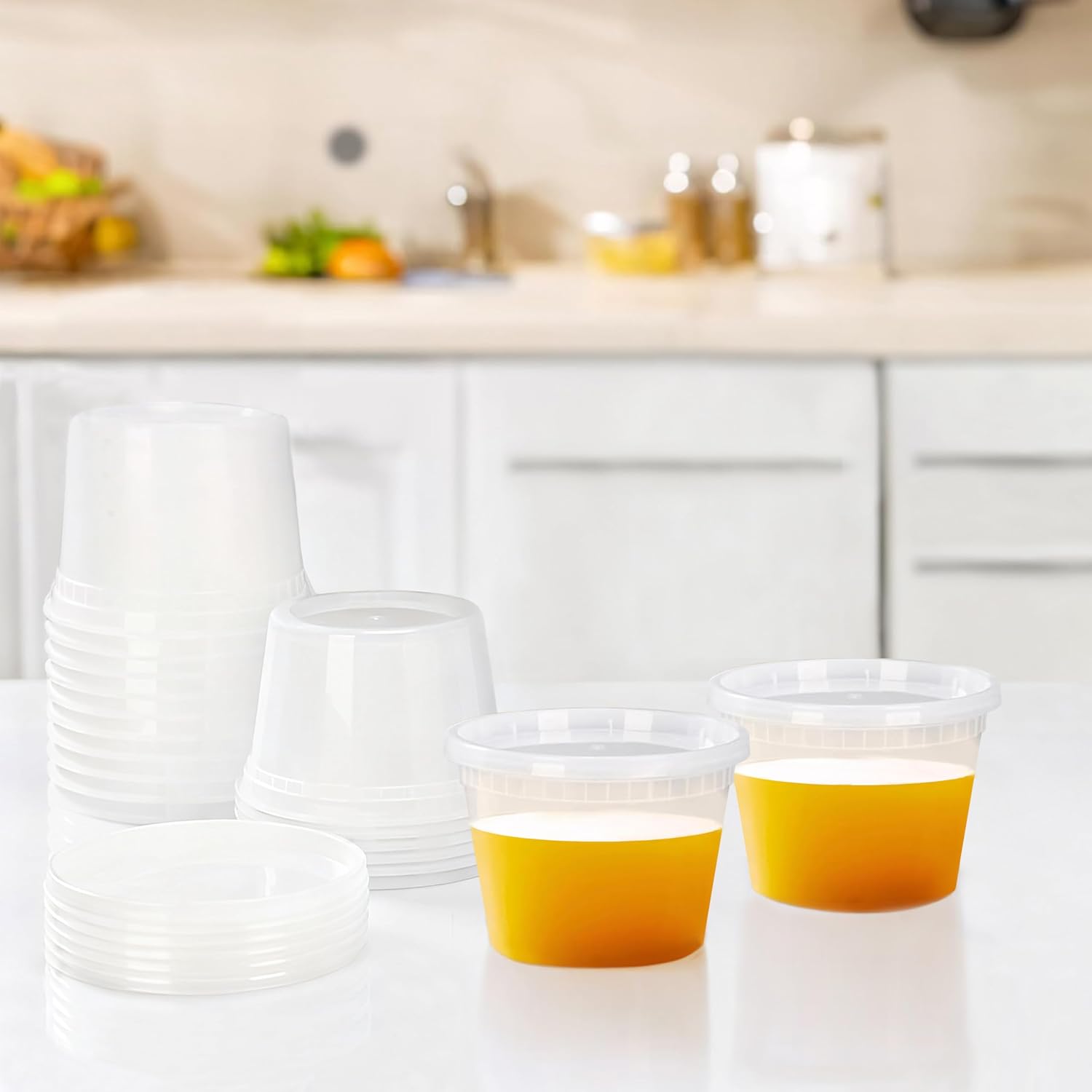 50 Sets 16 oz Plastic Deli Con - đánh giá và giá Meal Prep Containers