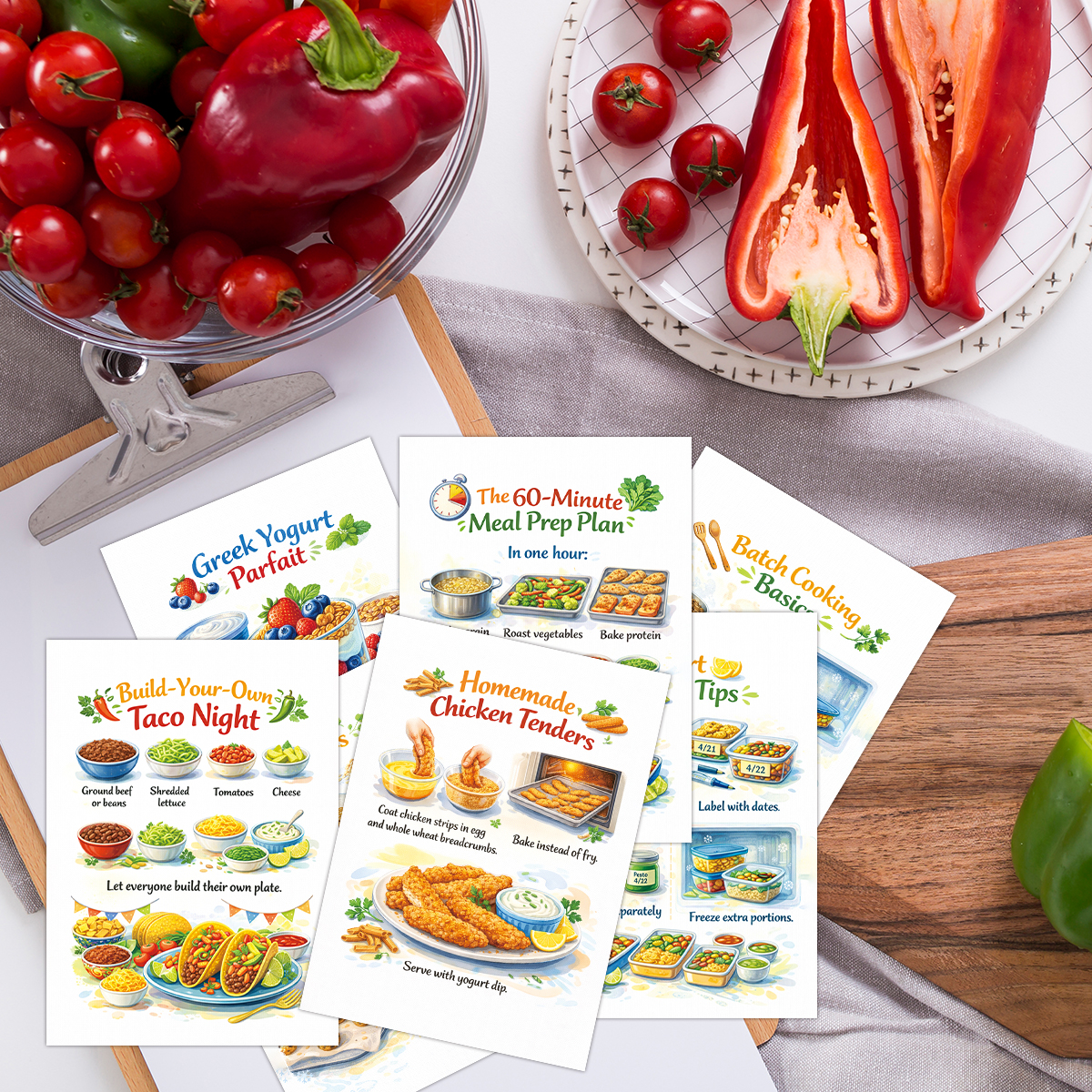30pcs Wholesome Meals Recipe C - đánh giá và giá Meal Prep Healthy Recipes