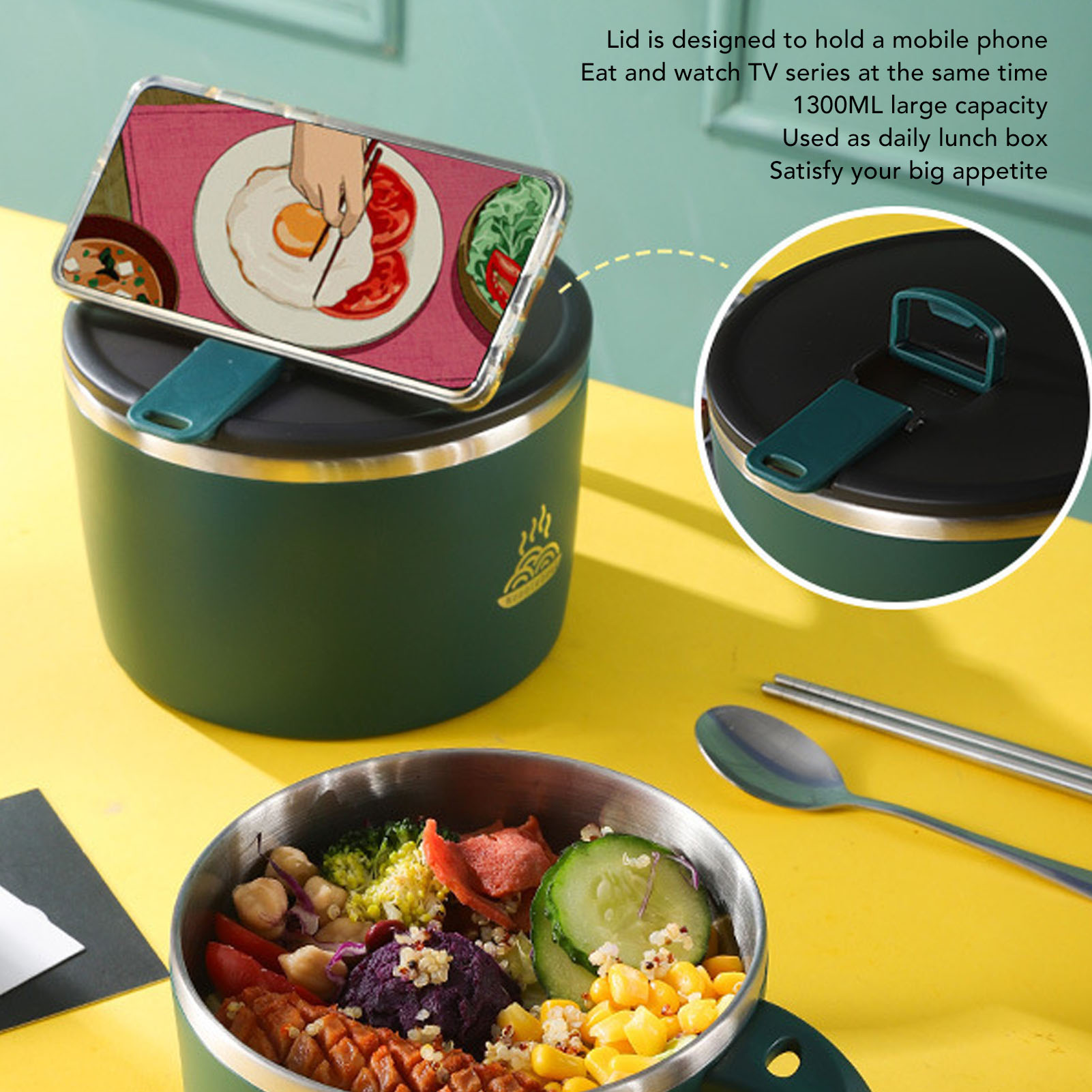 1300ml Sealed Portable Drain B - đánh giá và giá Meal Prep Noodles