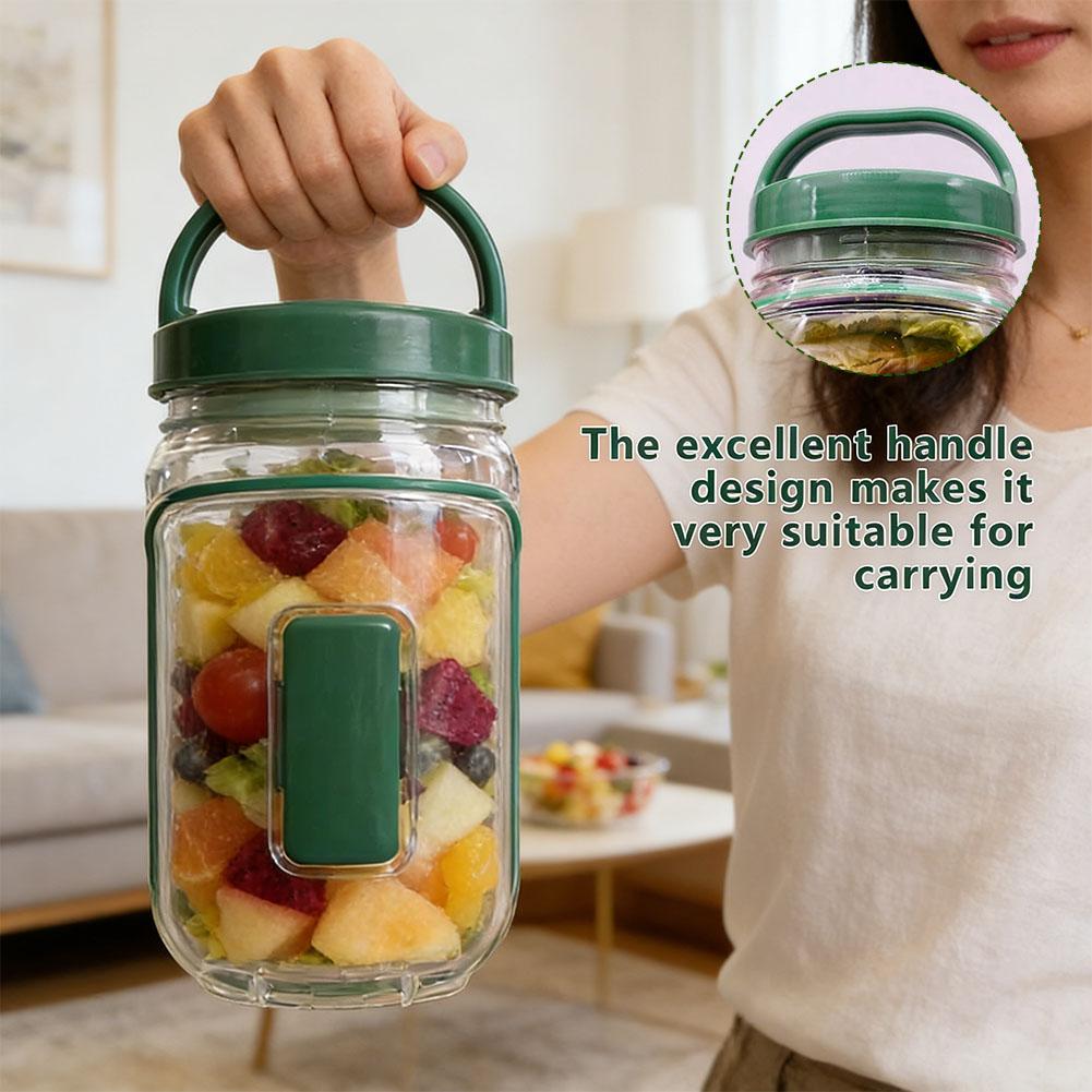 Portable Salad Cup with Sauce  - đánh giá và giá Meal Prep Lunch Boxes