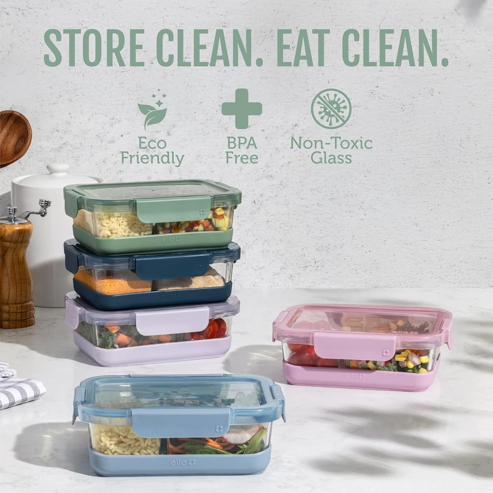 Refresh 3.4 Cup Divided Meal P - đánh giá và giá Meal Prep Containers