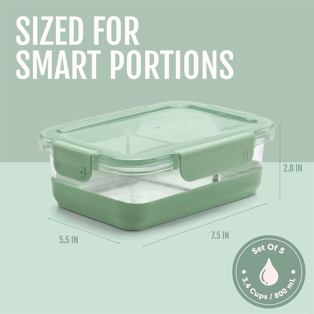 Refresh 3.4 Cup Divided Meal P - đánh giá và giá Meal Prep Containers