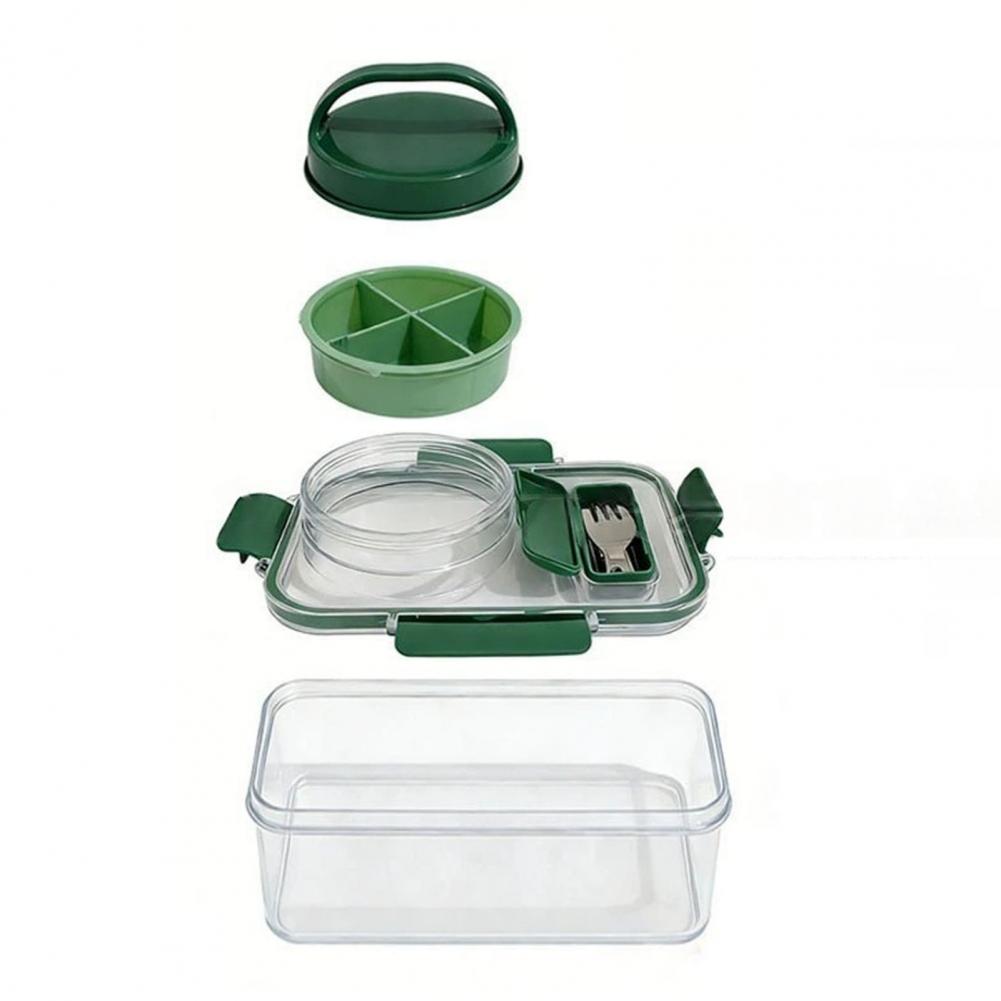 Salad Container with Dressing  - đánh giá và giá Meal Prep Jar Salad