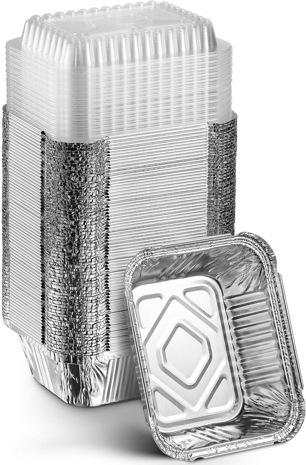 Disposable Takeout Pans with C - đánh giá và giá Meal Prep Containers