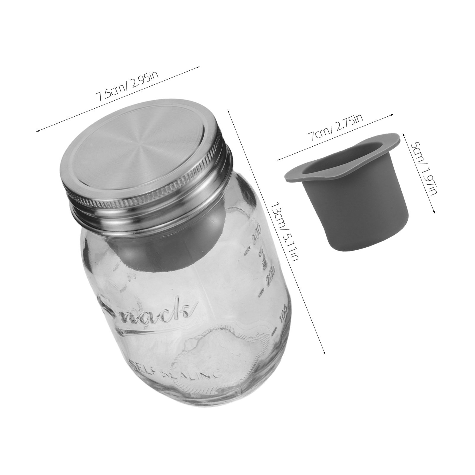 Glass Salad Jars 16 Fl Oz Seal - đánh giá và giá Meal Prep Jar Salad
