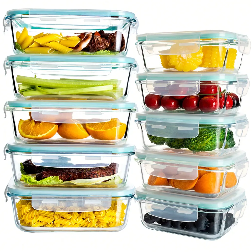 Pieces Glass Meal Prep Contain - đánh giá và giá Meal Prep Containers