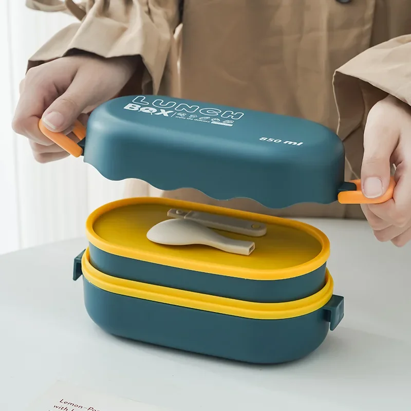 850ML Lunch Box Double-layer P - đánh giá và giá Meal Prep Lunch Boxes