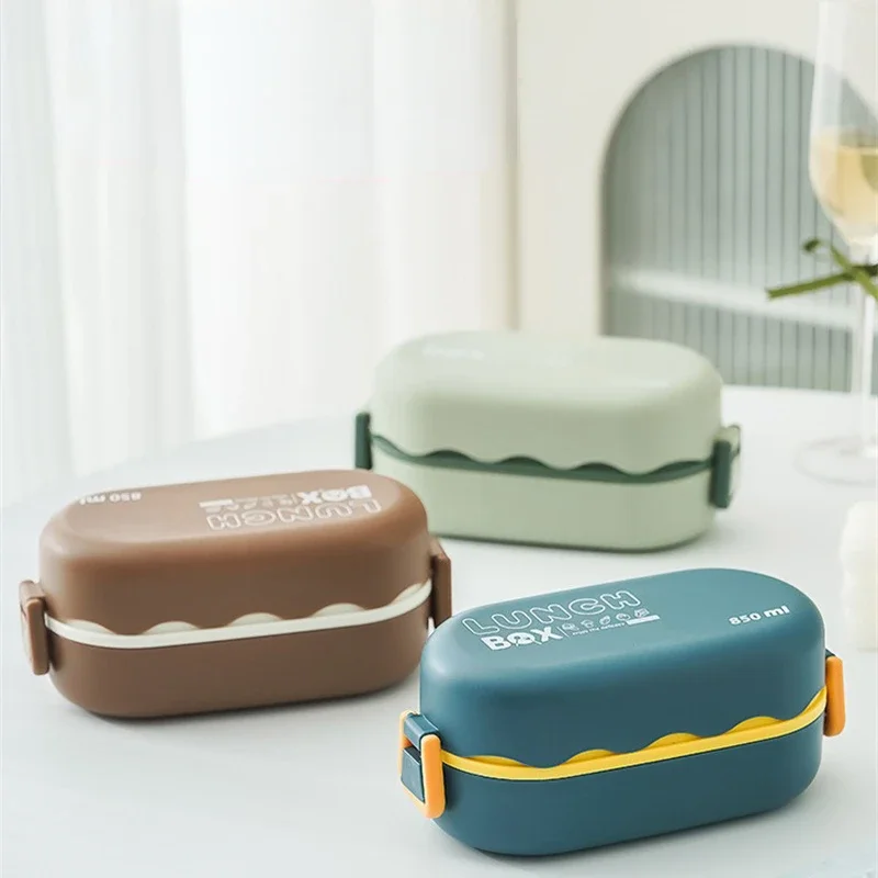 850ML Lunch Box Double-layer P - đánh giá và giá Meal Prep Lunch Boxes
