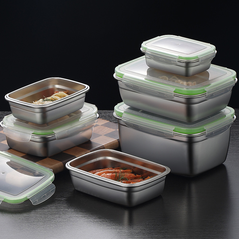 304 Stainless Steel Lunch Box  - đánh giá và giá Meal Prep Containers