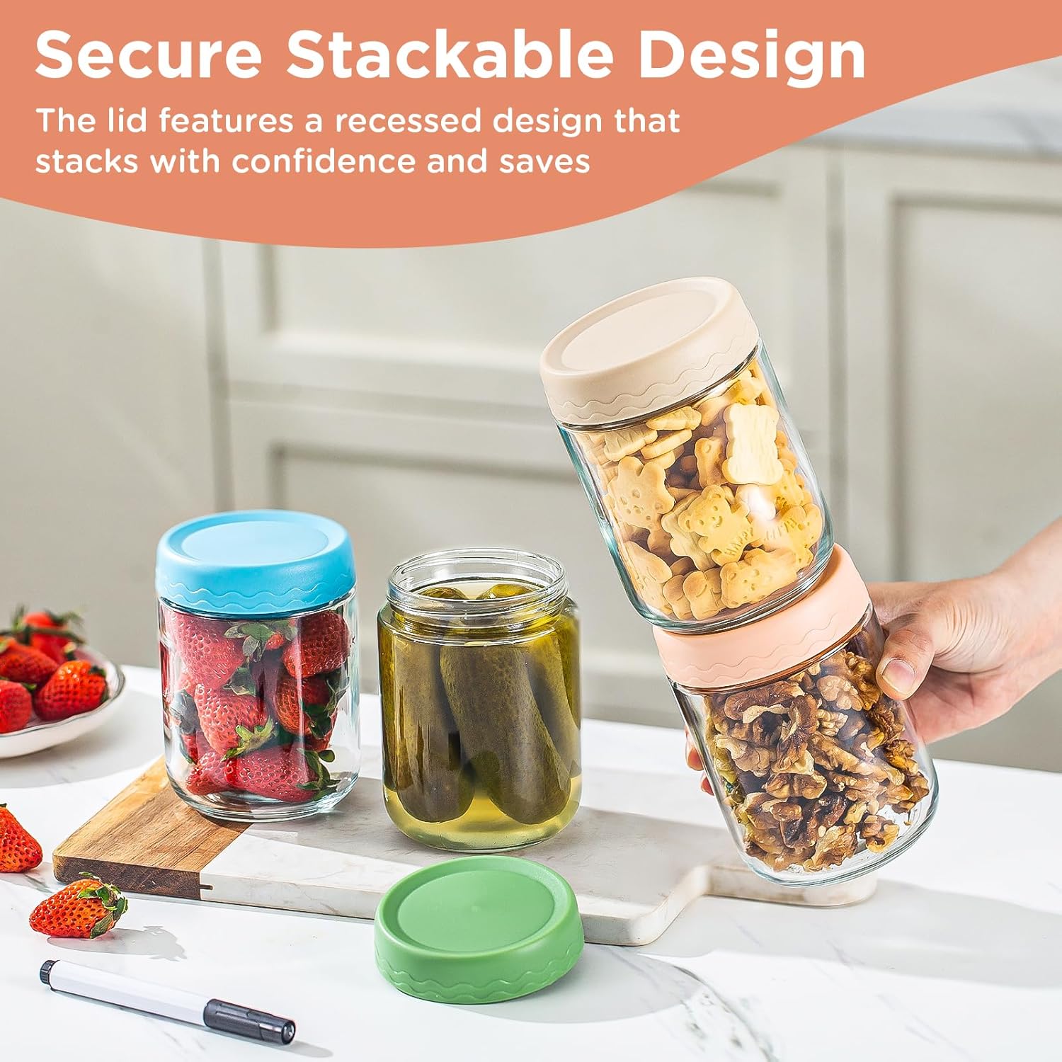 16 oz Glass Meal Prep Jars wit - đánh giá và giá Meal Prep Jar Salad