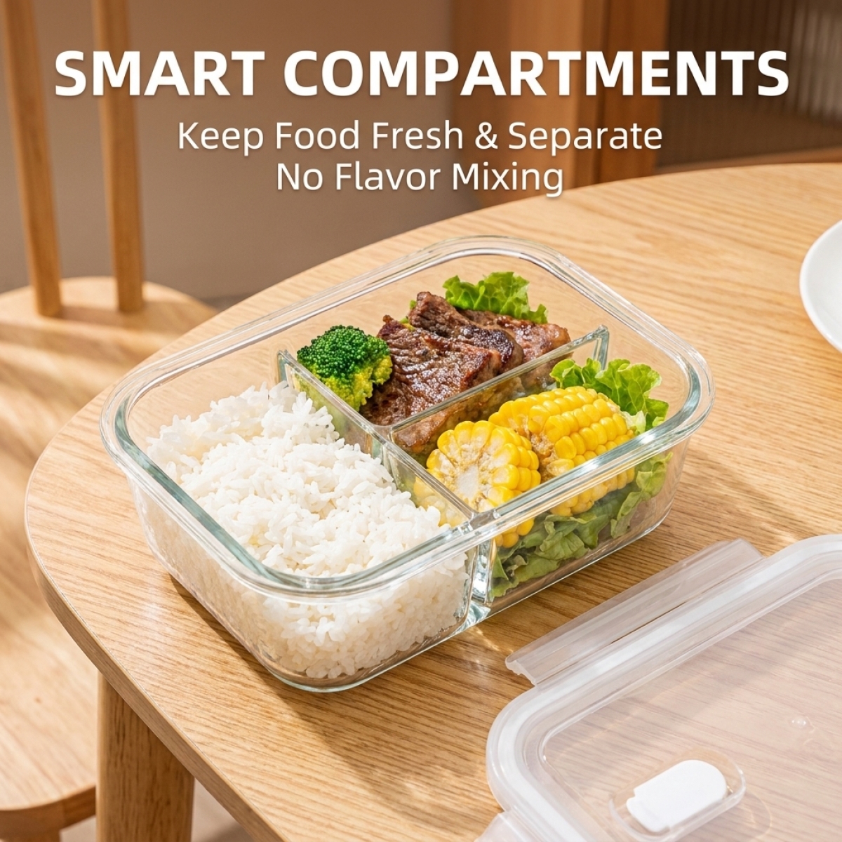Premium White Glass Food Conta - đánh giá và giá Meal Prep Containers