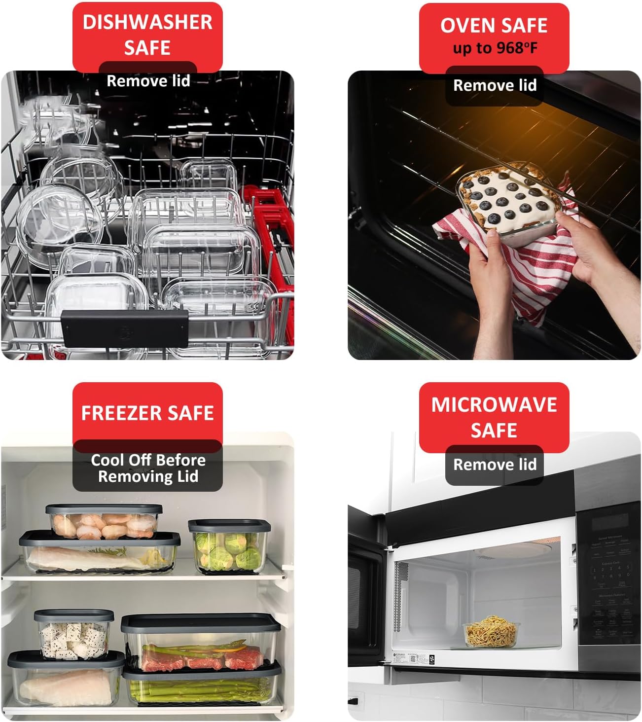 7 Pack Glass Meal Prep Contain - đánh giá và giá Meal Prep Containers