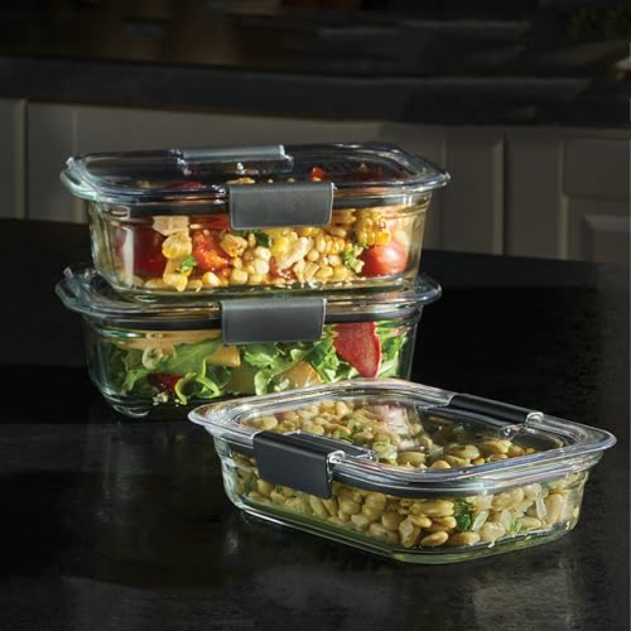 Brilliance Glass Food Storage  - đánh giá và giá Meal Prep Containers