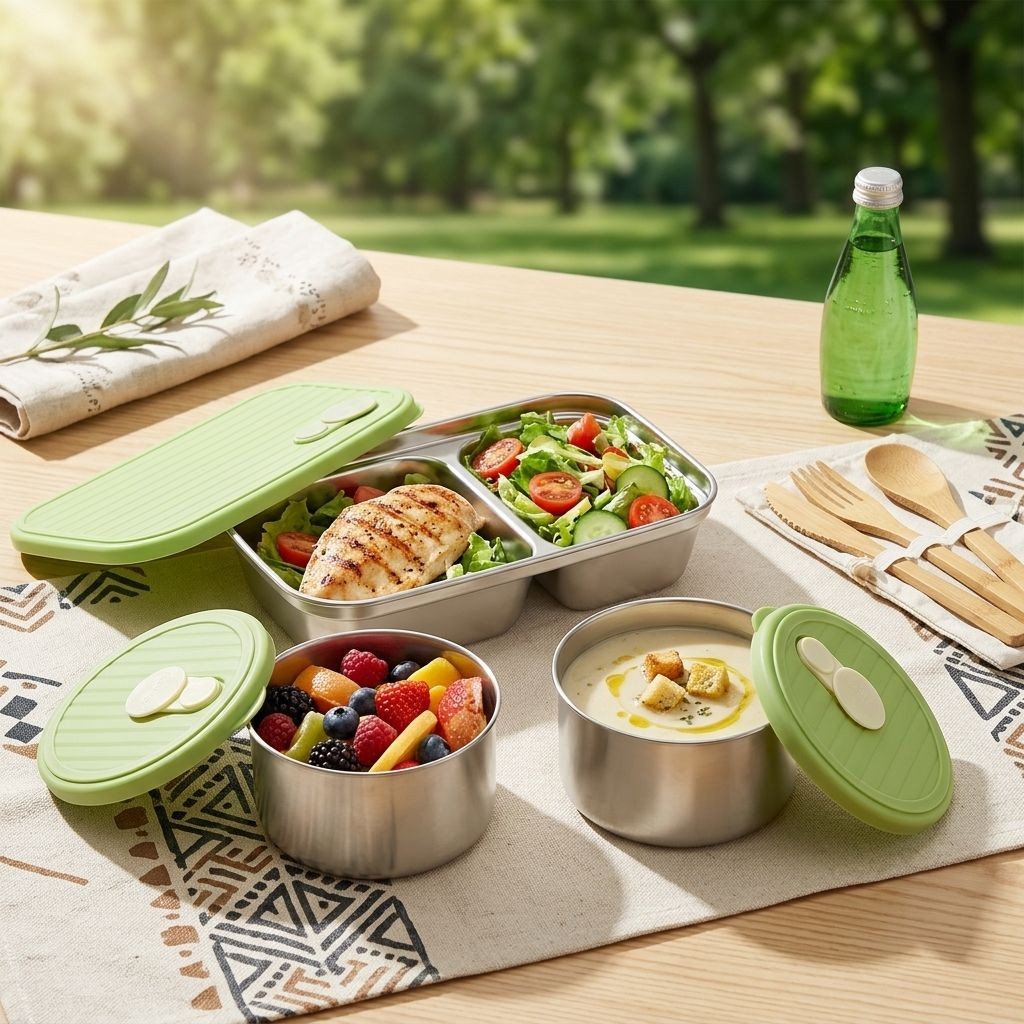 Microwave Safe 304 Stainless S - đánh giá và giá Meal Prep Lunch Boxes