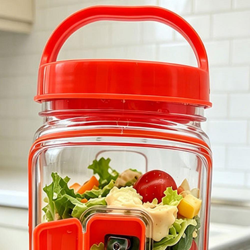 Leakproof Side Open Salad Jar  - đánh giá và giá Meal Prep Jar Salad