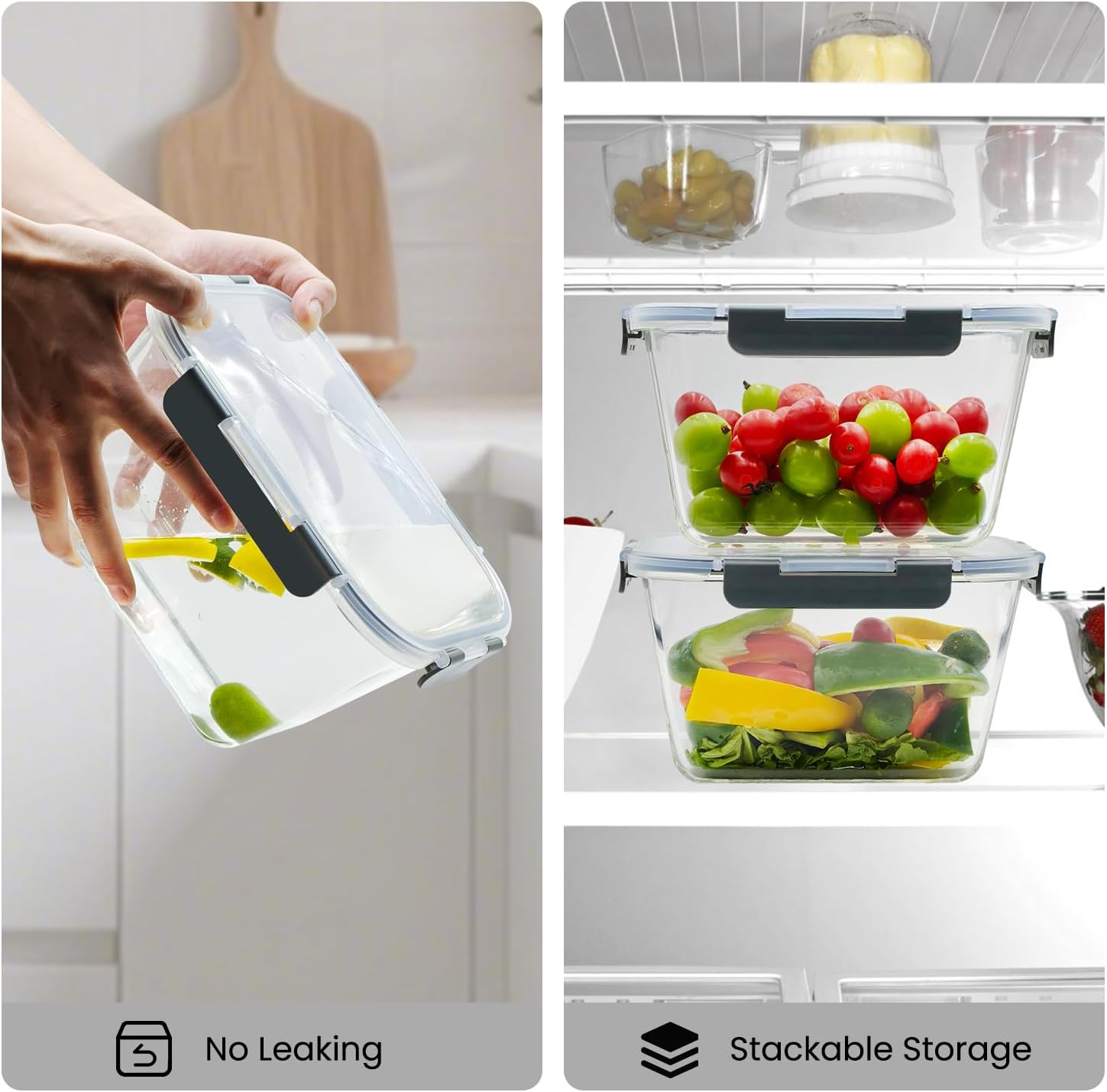 Large Glass Storage Containers - đánh giá và giá Meal Prep Rotisserie Chicken