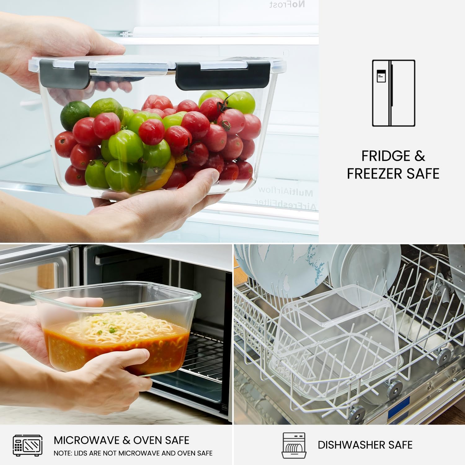Large Glass Storage Containers - đánh giá và giá Meal Prep Rotisserie Chicken