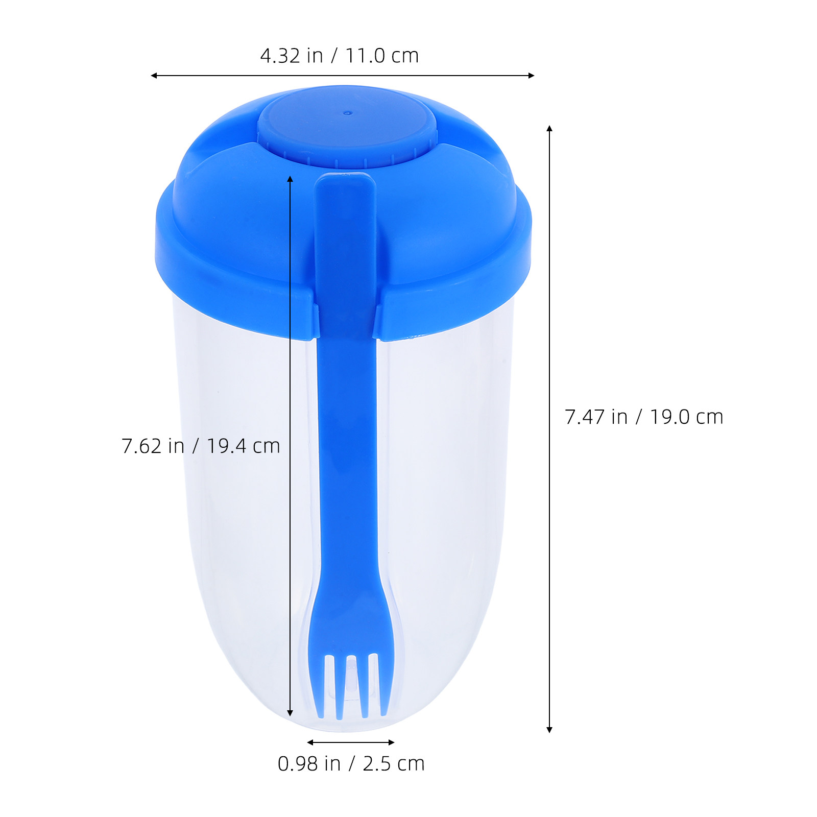 Portable Breakfast Salad Shake - đánh giá và giá Meal Prep Jar Salad