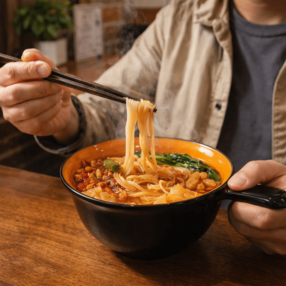Creative Anti-Fall Melamine No - đánh giá và giá Meal Prep Noodles