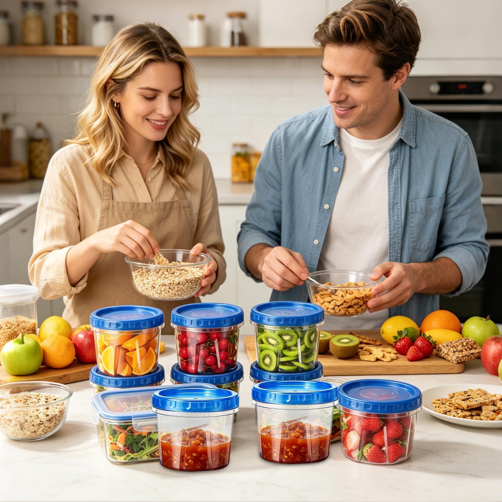 Freezer Storage Containers 16o - đánh giá và giá Meal Prep Containers